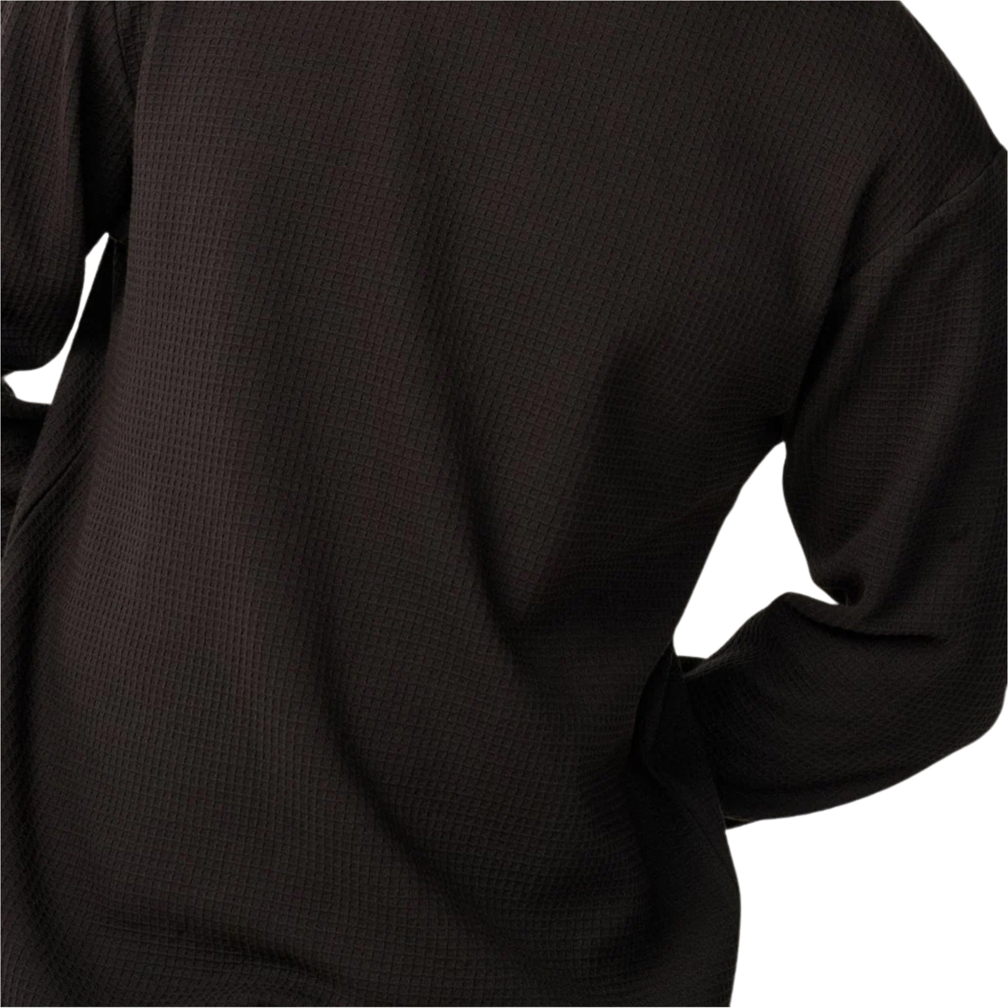 Rip Curl Mens Premium Surf Waffle Long Sleeve T-Shirt 13BMTE - Washed Black